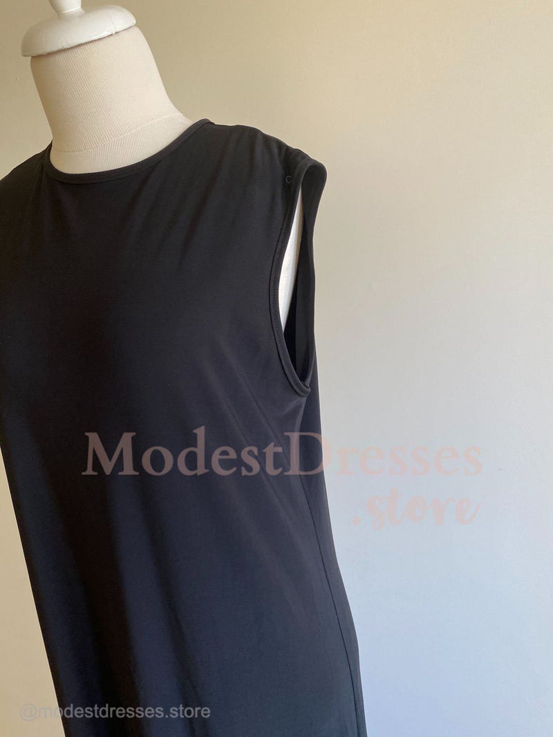 Basic No Sleeve Under Dress For Abaya and Transparent Dresses - Aynour.com
