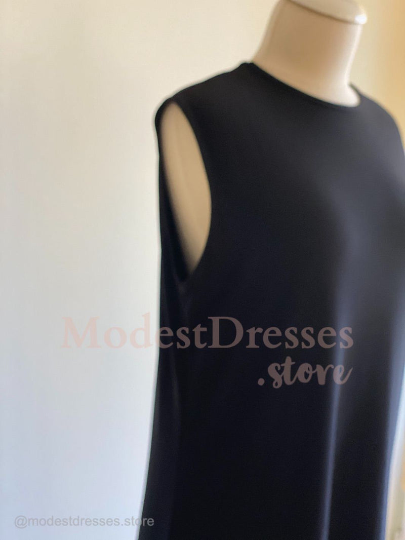 Basic No Sleeve Under Dress For Abaya and Transparent Dresses - Aynour.com
