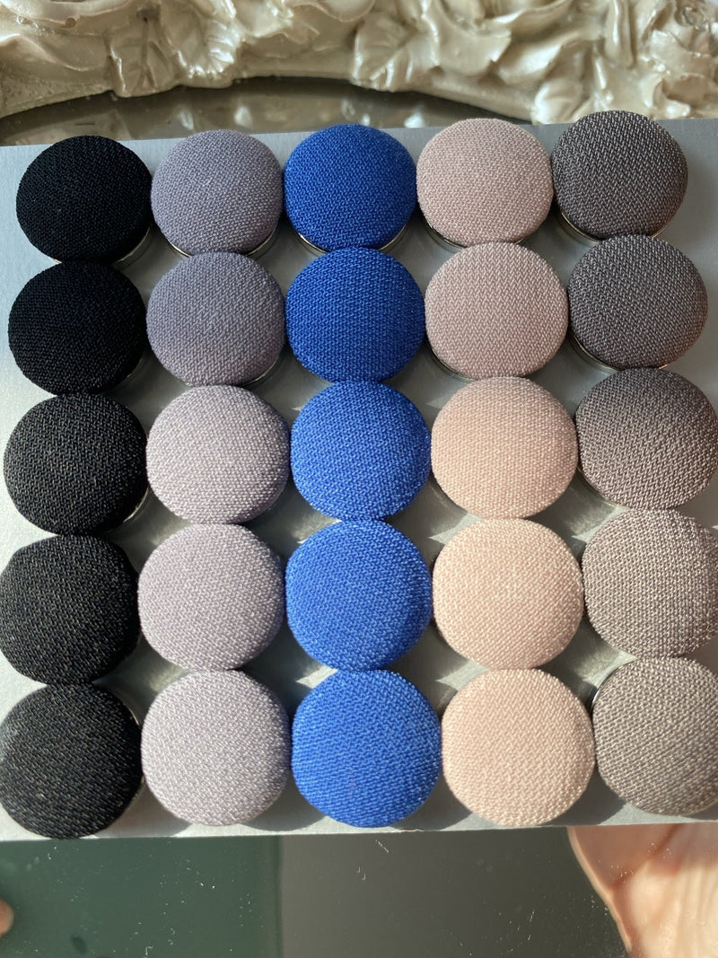 Black Mute cloth fabric Magnetic pin 2 pins luxurious color Hijab 2021 - Aynour.com