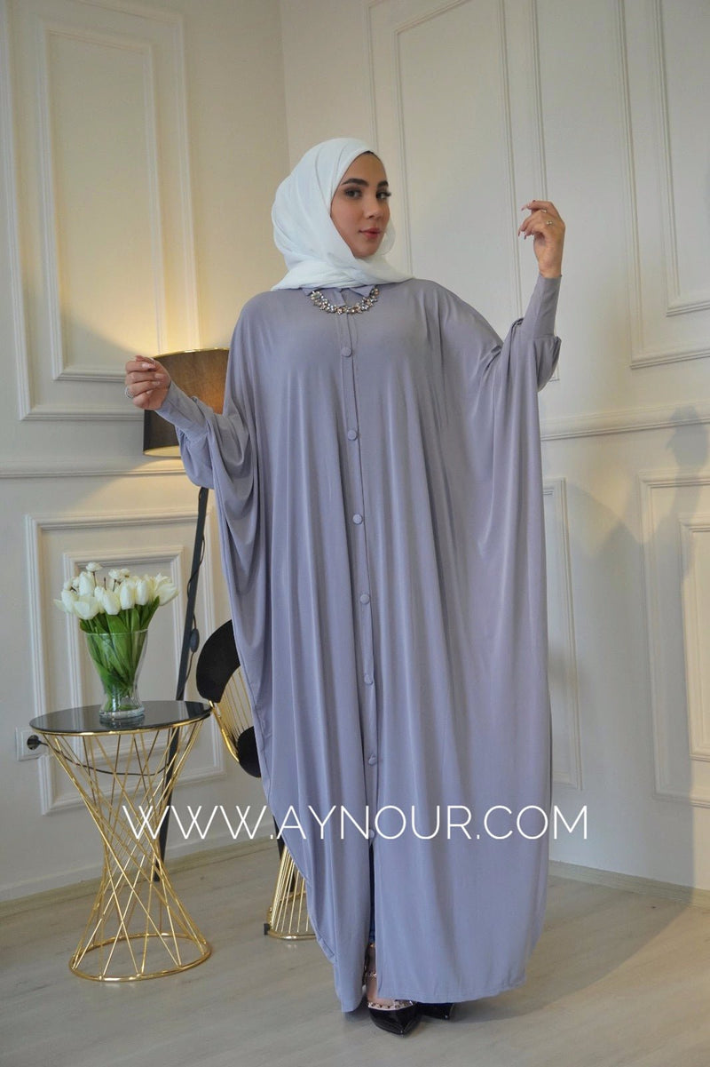 Butterfly soft Abaya standard size 2022 - Aynour.com