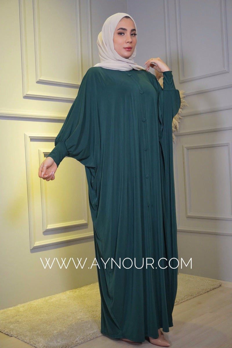 Butterfly soft Abaya standard size 2022 - Aynour.com