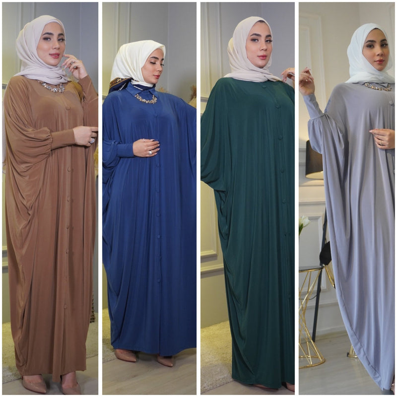 Butterfly soft Abaya standard size 2022 - Aynour.com