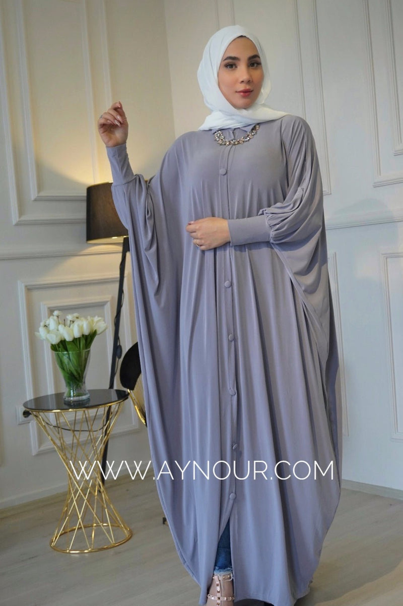 Butterfly soft Abaya standard size 2022 - Aynour.com