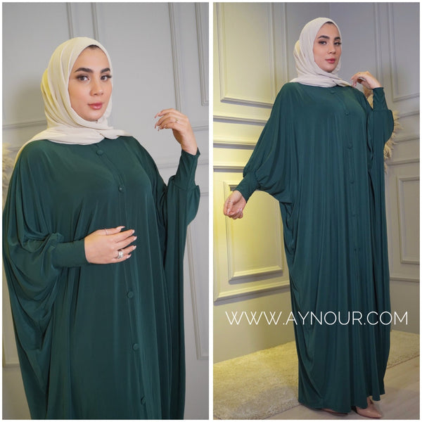 Butterfly soft Abaya standard size 2022 - Aynour.com