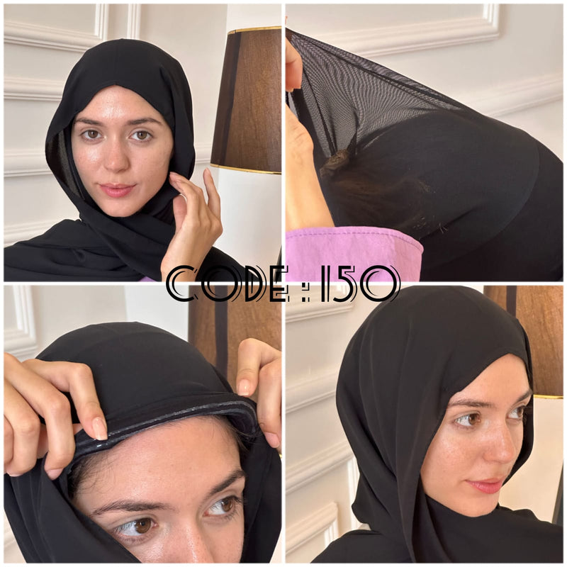 Eve SiliconeSecure Instant Hijab ” - Aynour.com