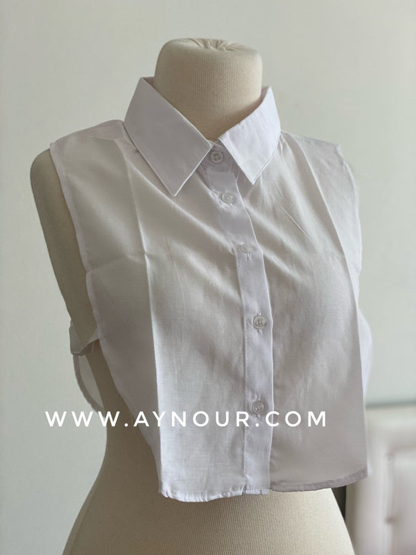 Fake Collar Detachable Blouse Half Shirts Hijab - Aynour.com