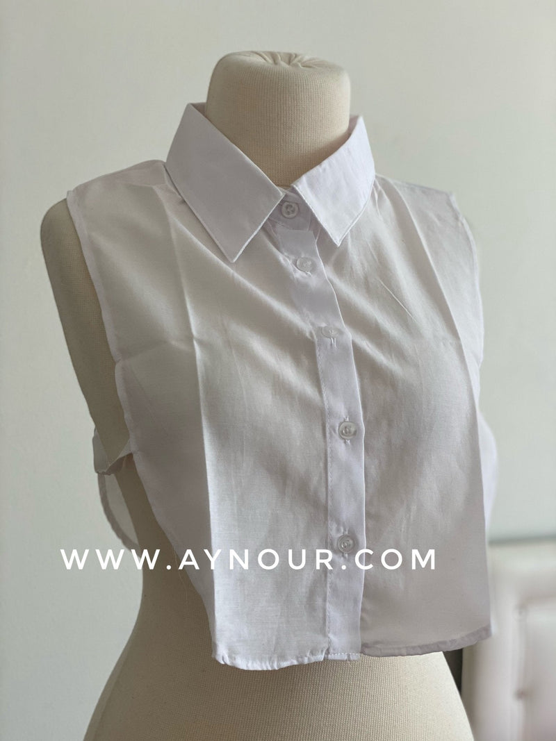 Fake Collar Detachable Blouse Half Shirts Hijab - Aynour.com