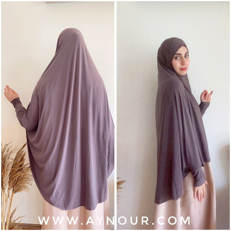 Full khemar Long Extra modest Instant Hijab - Aynour.com
