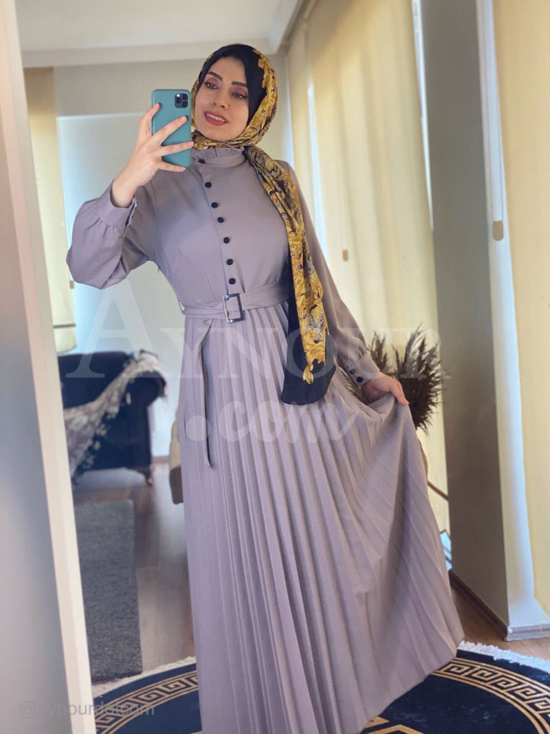 GRAY GLORY Modest Dress 2020 - Aynour.com