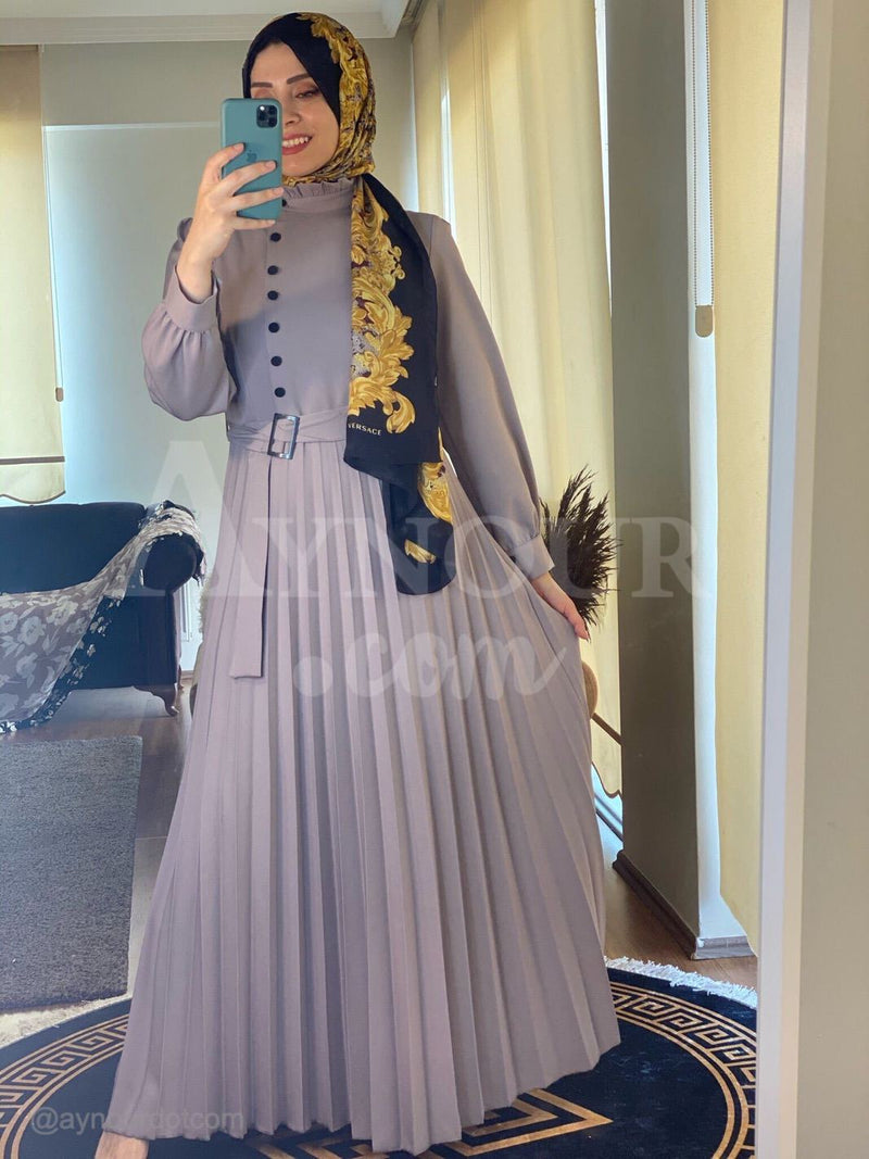GRAY GLORY Modest Dress 2020 - Aynour.com