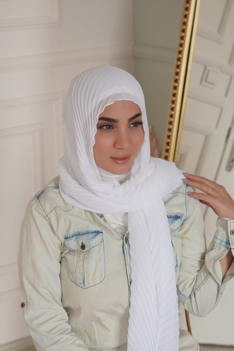 HANNA shal classy luxurious fabric scarf - Aynour.com