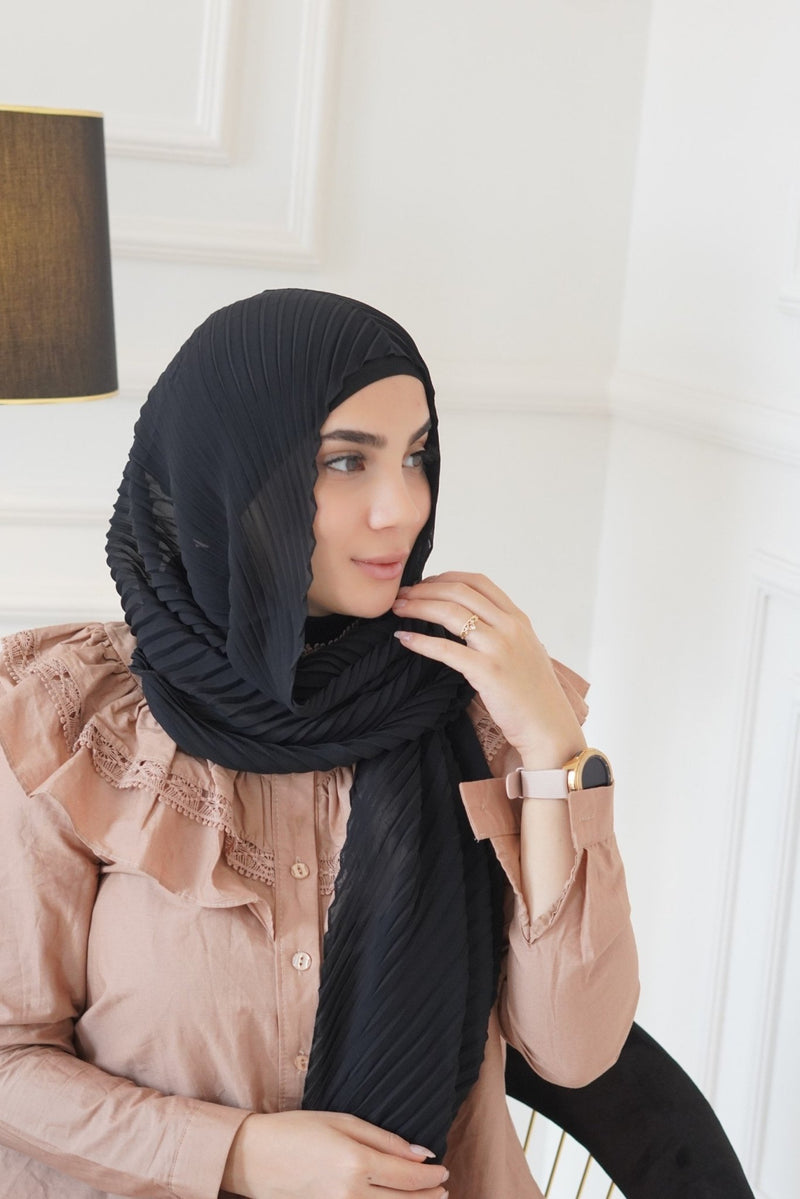 HANNA shal classy luxurious fabric scarf - Aynour.com