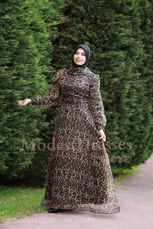 High Quality Tiger Hijab Modest Dress 2020 - Aynour.com