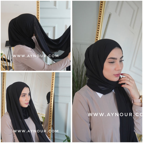 Instant Hijab 2022 with Full Neck Cover - Aynour.com