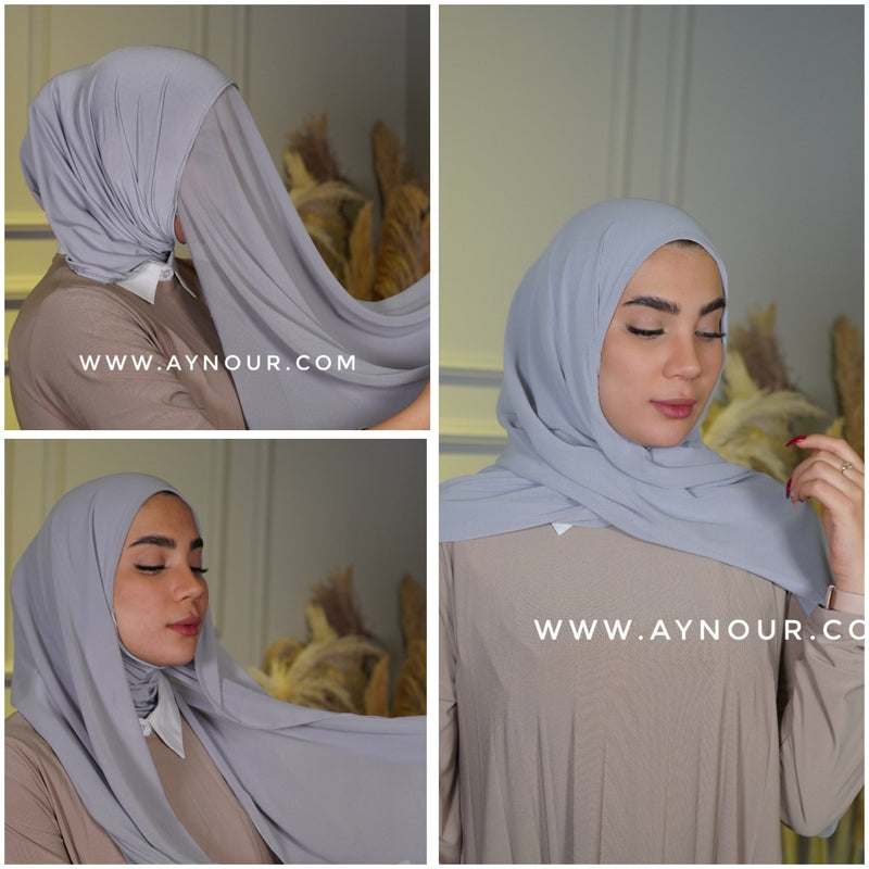 Instant Hijab 2022 with Full Neck Cover - Aynour.com