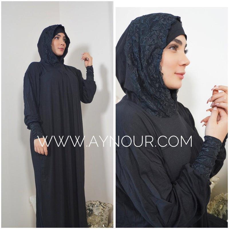 Jannah Prayer dress warm colors cotton - Aynour.com