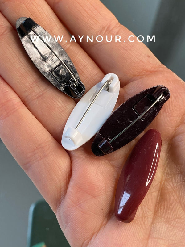 Mix cold colors set of 4 basic pins for daily use - Aynour.com
