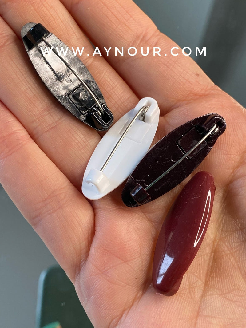 Mix cold colors set of 4 basic pins for daily use - Aynour.com