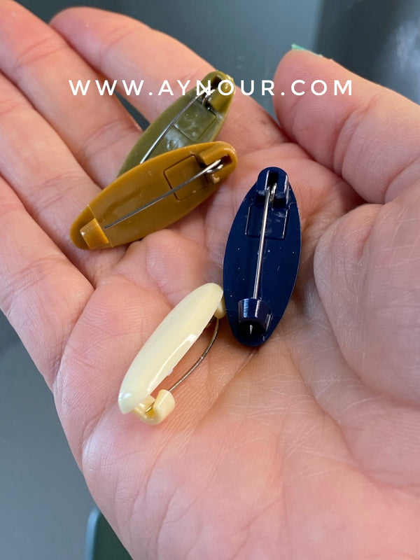 Mix warm colors set of 4 basic pins for daily use - Aynour.com