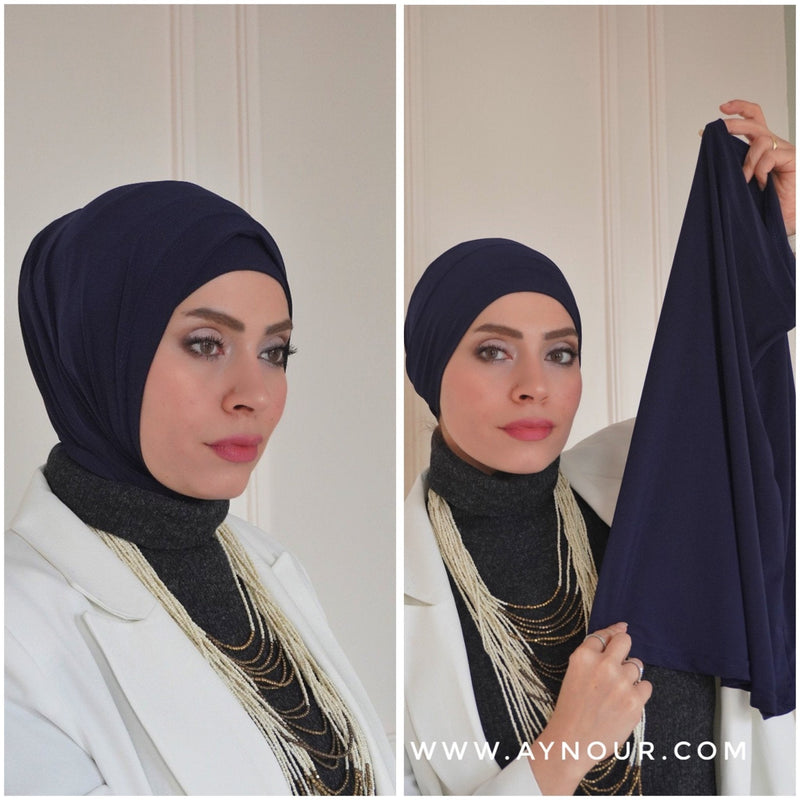 اللون الأسود أفضل الحجاب الفوري 2021