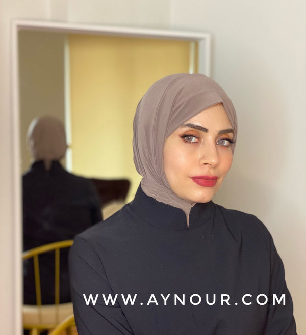 Neutral Color Best Instant Hijab - Aynour.com