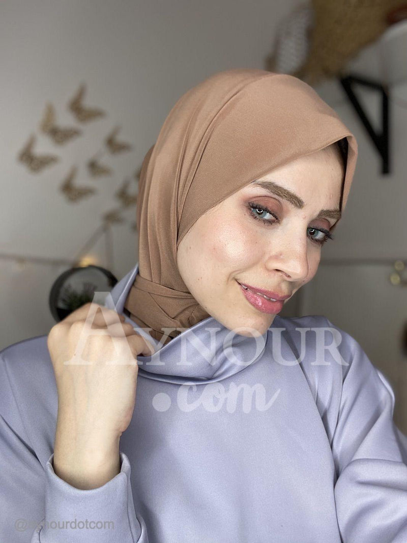 Neutral Color Best Instant Hijab - Aynour.com