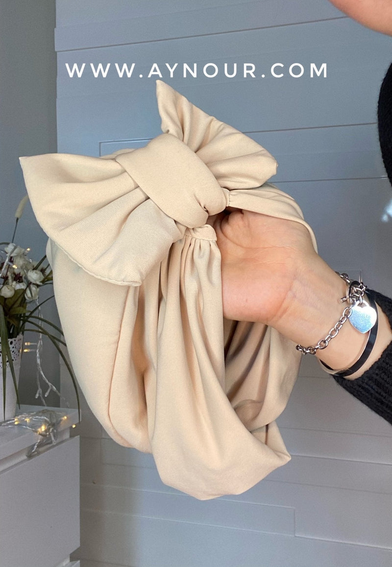 Ribbon turban instant Hijab 2022 - Aynour.com