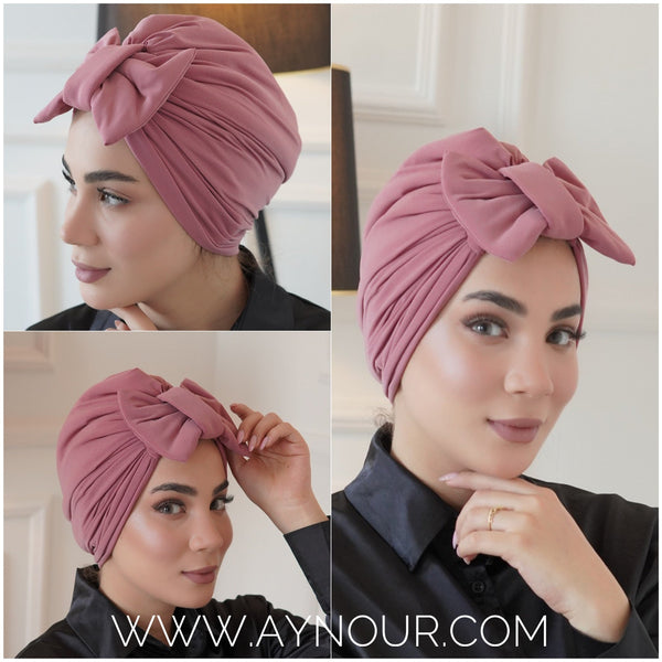 Ribbon turban instant Hijab 2022 - Aynour.com