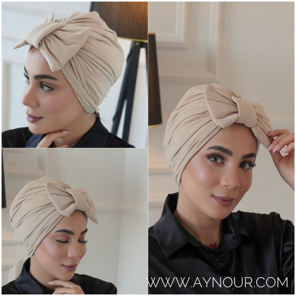 Ribbon turban instant Hijab 2022 - Aynour.com