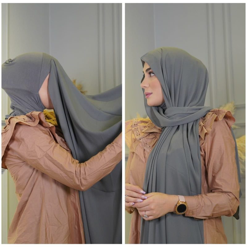 Sheyla cotton Instant Hijab - Aynour.com