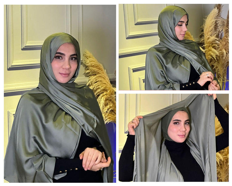 Sheyla Silk New Color Instant Hijab 2023 - Aynour.com