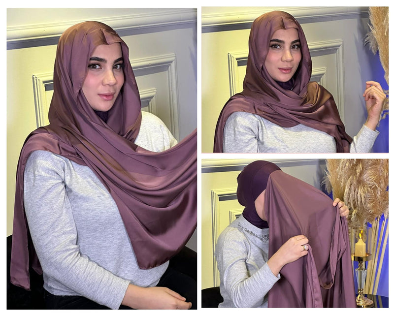Sheyla Silk New Color Instant Hijab 2023 - Aynour.com