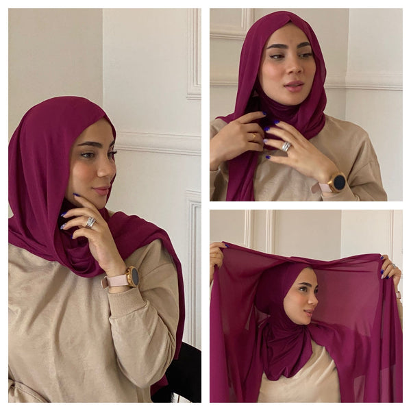 Sheyla Spring colors cotton Instant Hijab - Aynour.com