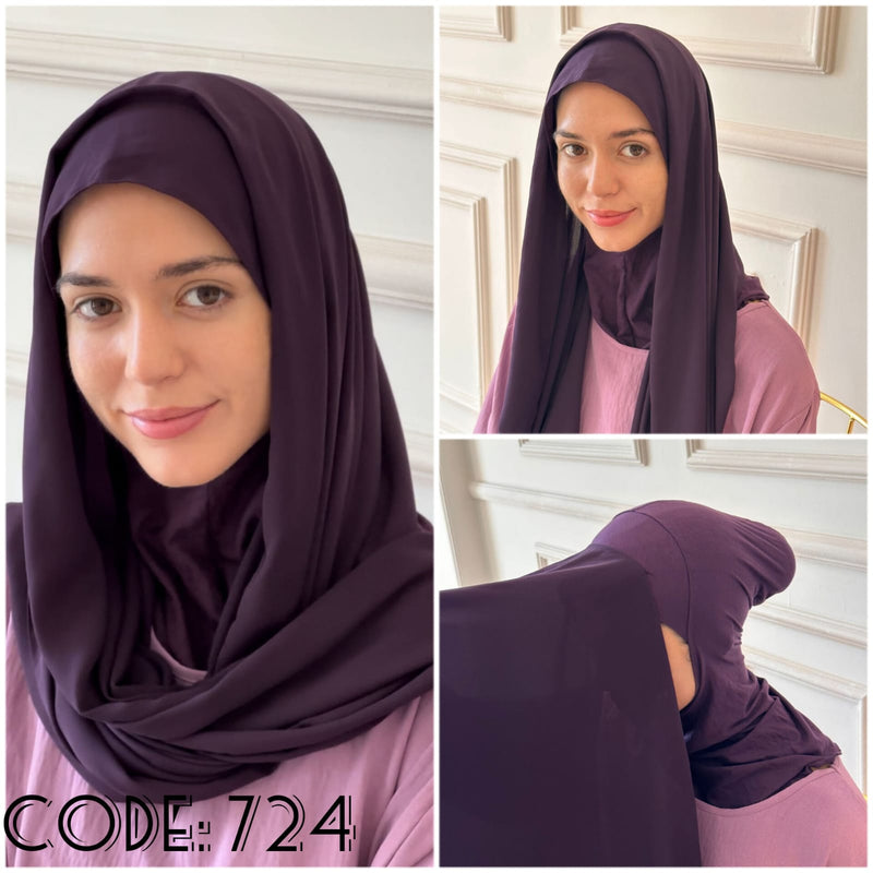 Sheyla Spring colors cotton Instant Hijab - Aynour.com