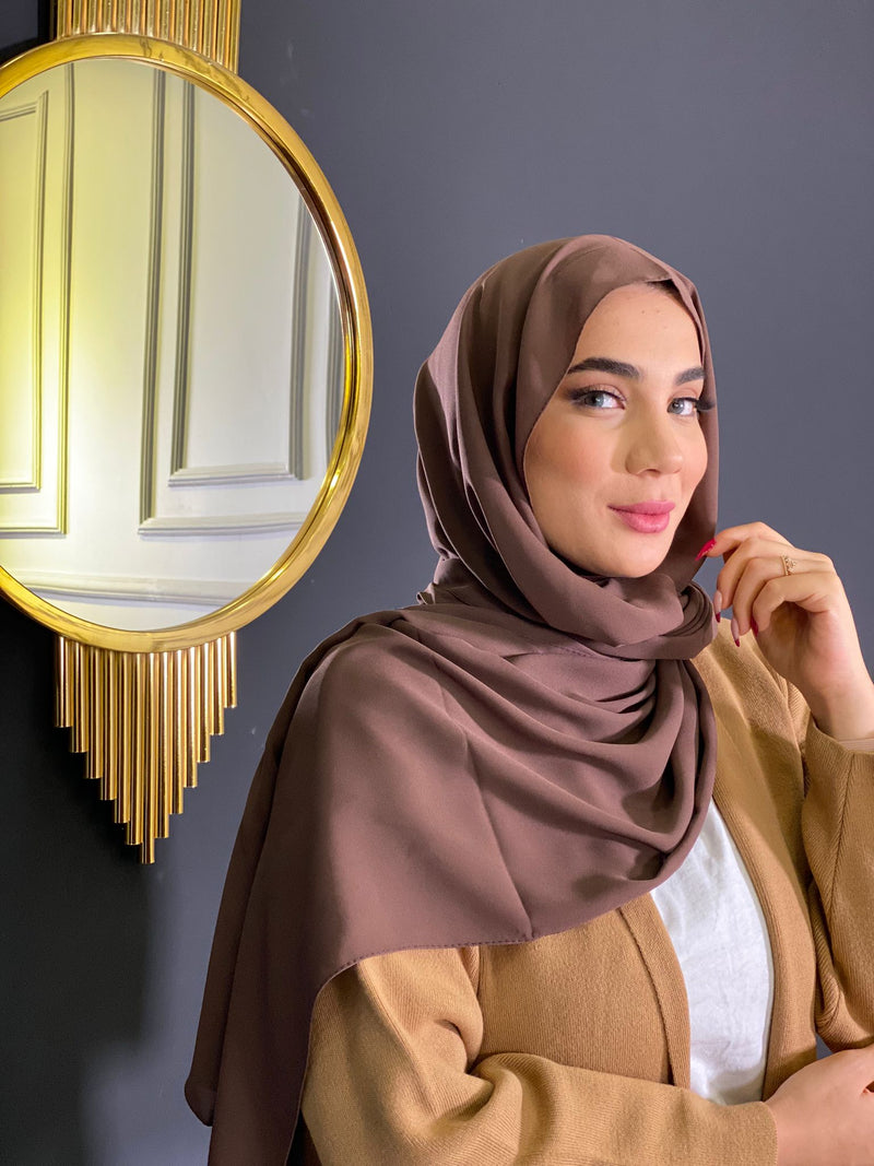 Sheyla Warm color cotton Instant Hijab - Aynour.com