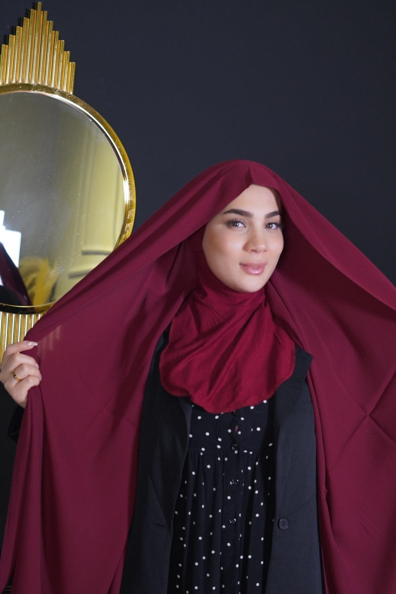 Sheyla winter colors cotton Instant Hijab - Aynour.com
