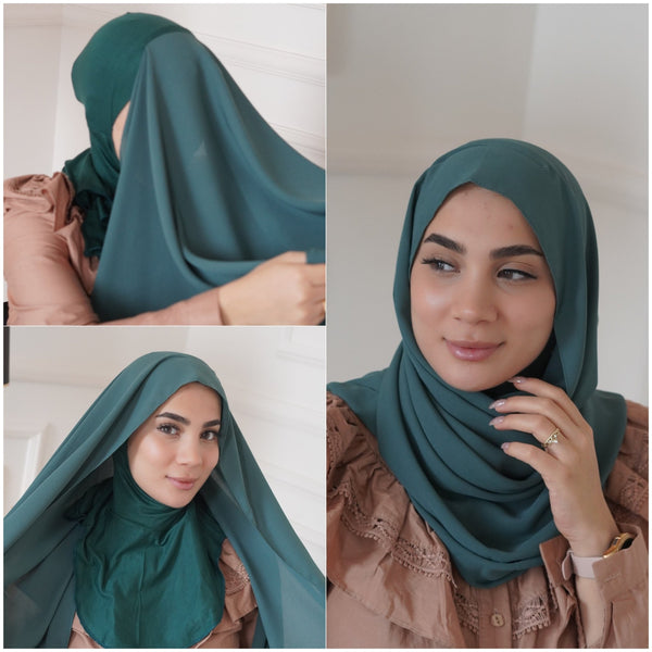 Sheyla winter colors cotton Instant Hijab - Aynour.com