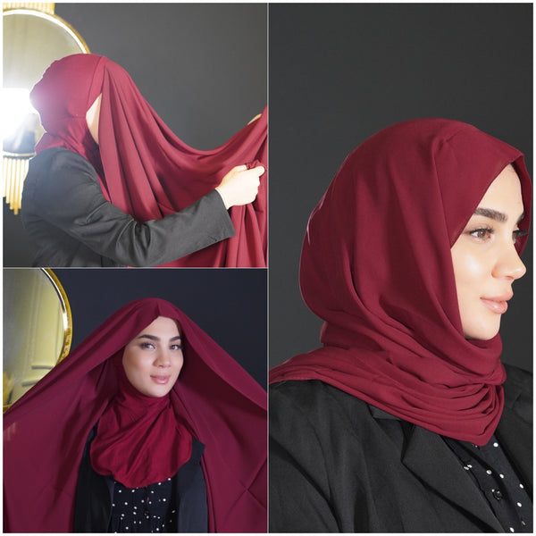 Sheyla winter colors cotton Instant Hijab - Aynour.com