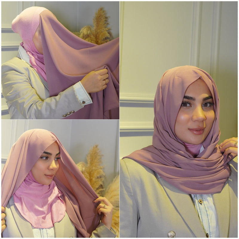 Sheyla winter colors cotton Instant Hijab - Aynour.com