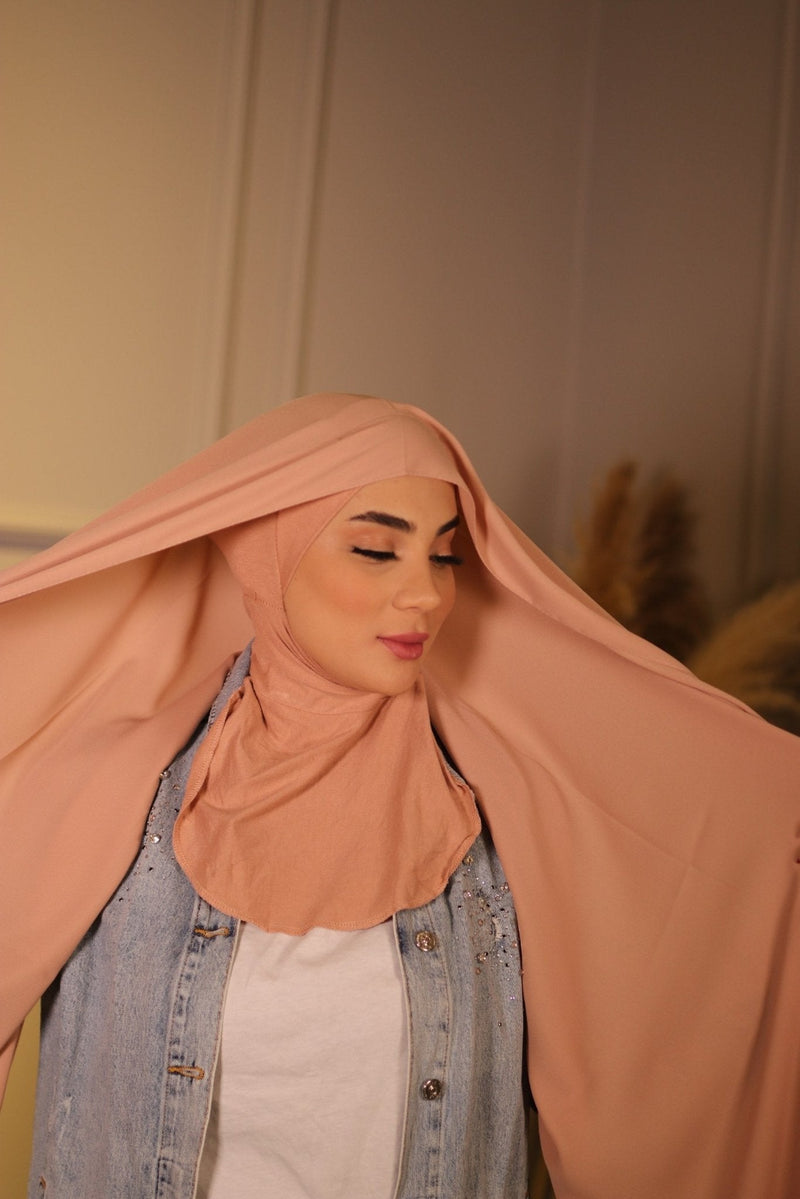 Sheyla winter colors cotton Instant Hijab - Aynour.com