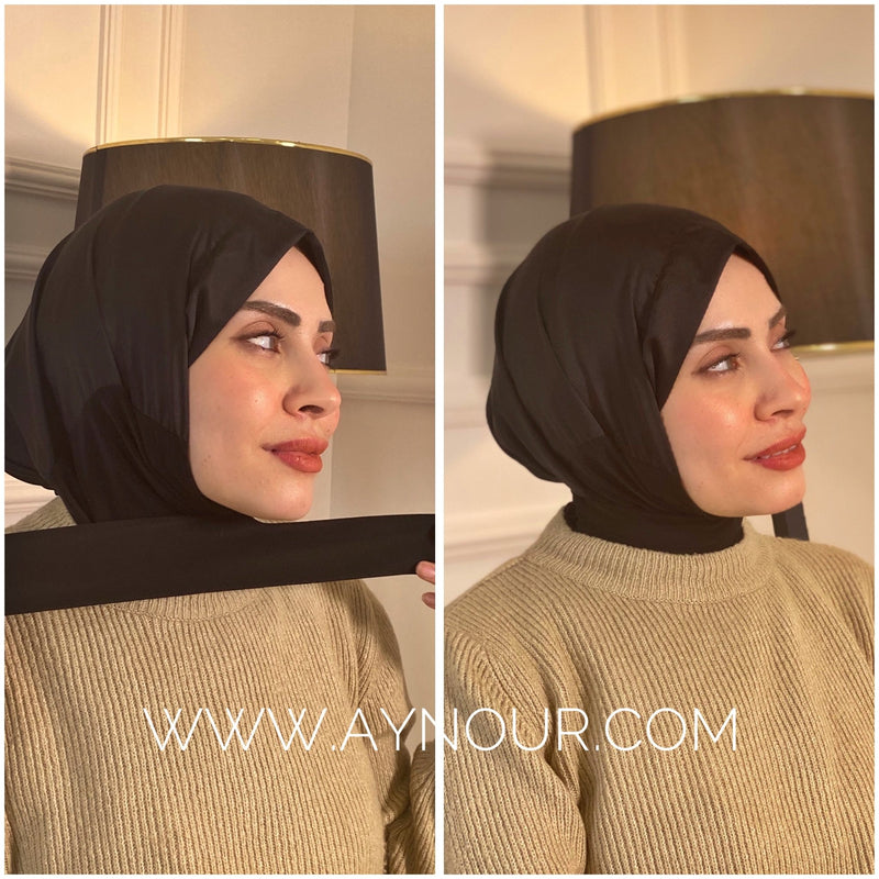 Silk luxurious Color Best Instant Hijab 2022 - Aynour.com