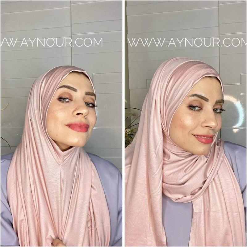 SMART Cotton No pin scarf Instant Hijab - Aynour.com