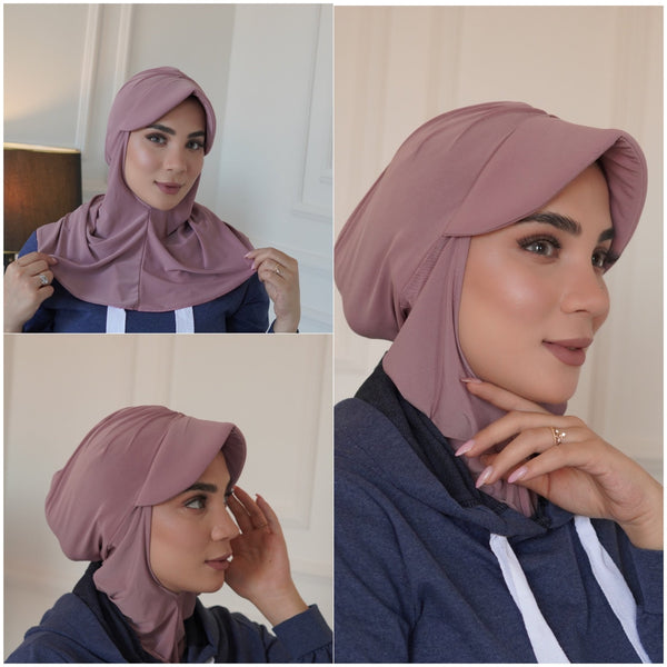 Sweet cap hijab hat on instant Hijab 2022 - Aynour.com