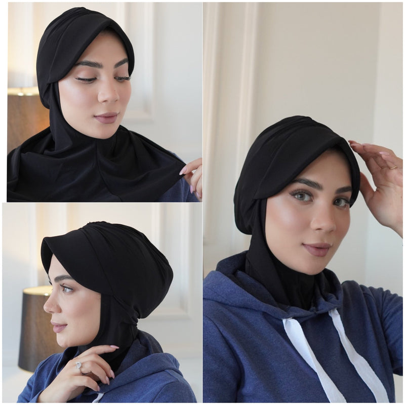 Sweet cap hijab hat on instant Hijab 2022 - Aynour.com