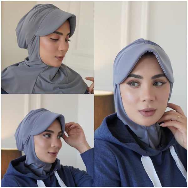 Sweet cap hijab hat on instant Hijab 2022 - Aynour.com
