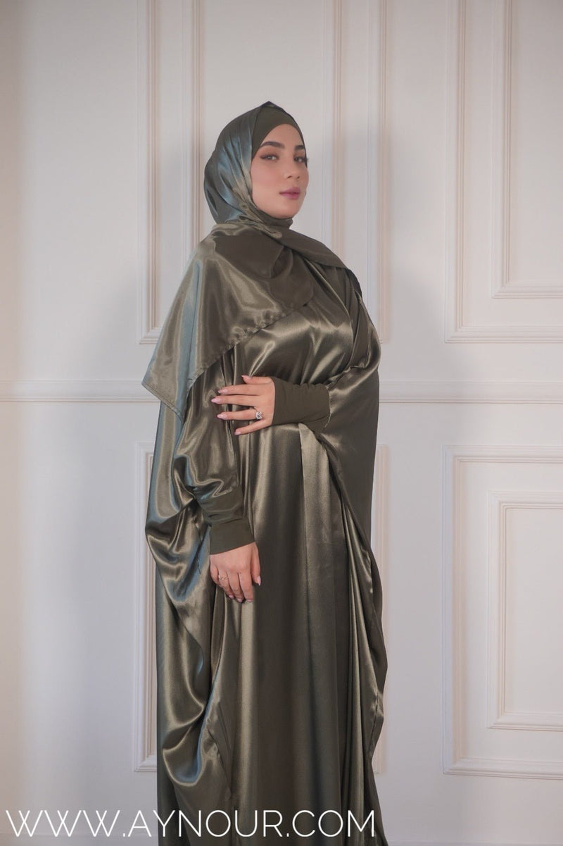 TAWBA luxurious silk NEW COLOR Prayer dress - Aynour.com