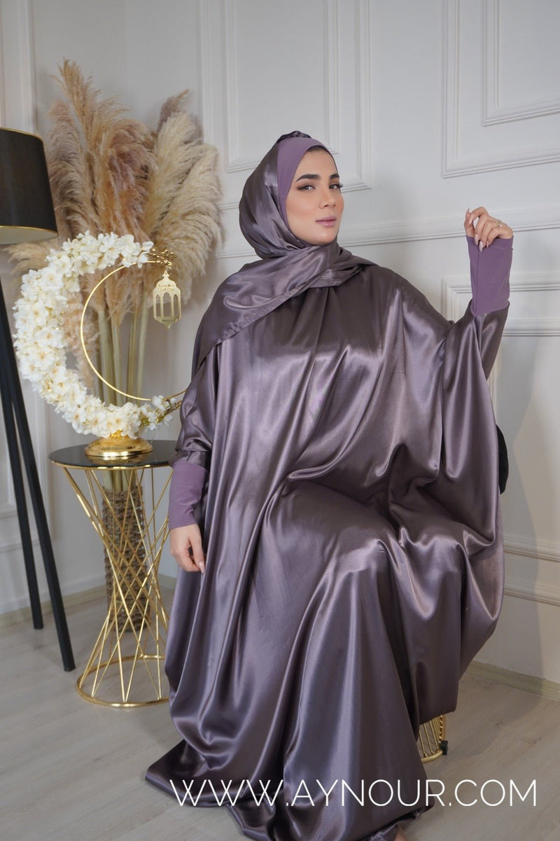 TAWBA luxurious silk Prayer dress - Aynour.com