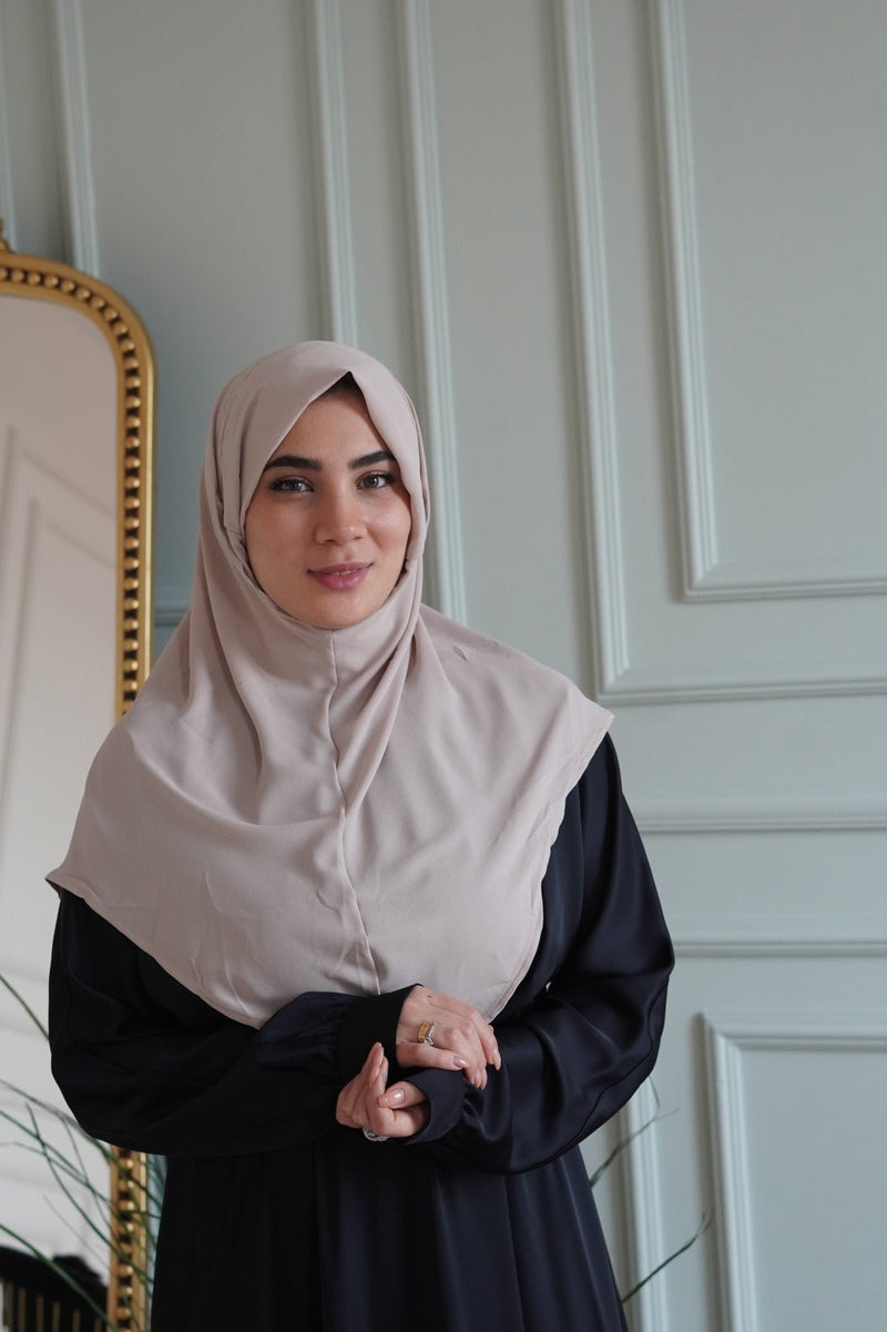 Zeina Khimar krep Instant Hijab 2023 - Aynour.com
