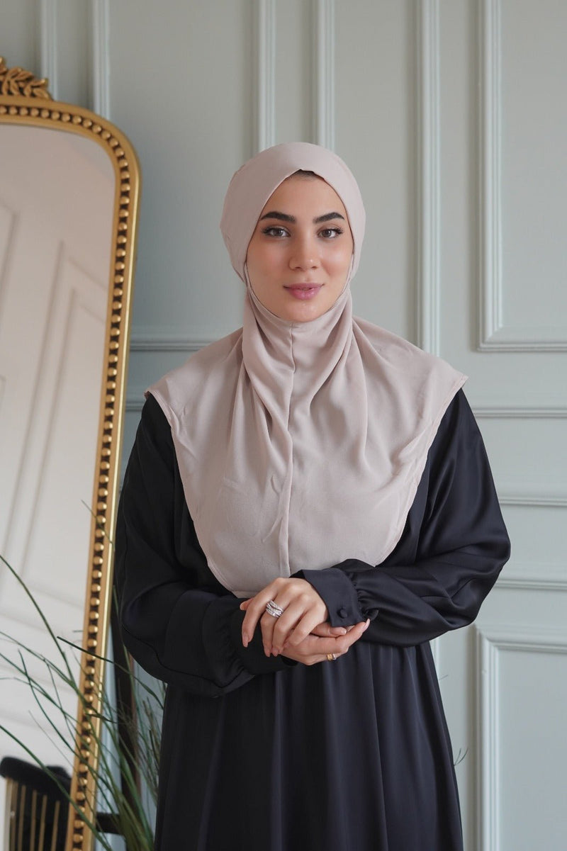 Zeina Khimar krep Instant Hijab 2023 - Aynour.com