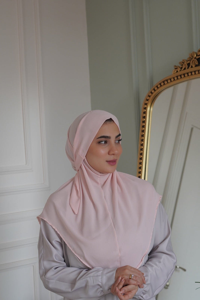 Zeina Khimar krep Instant Hijab 2023 - Aynour.com